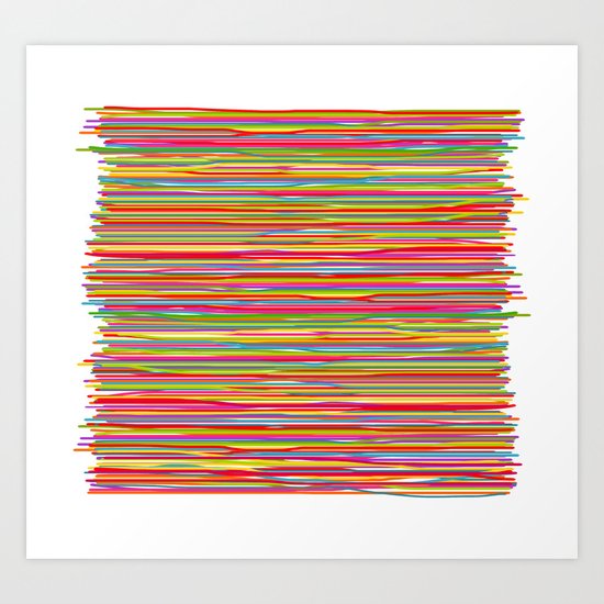 Color paint Art Print