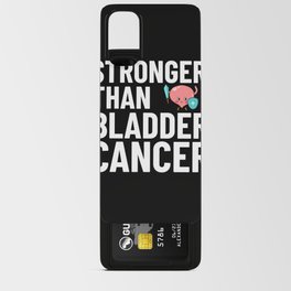 Bladder Cancer Ribbon Awareness Chemo Survivor Android Card Case