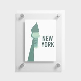 New York Statue of Liberty Floating Acrylic Print