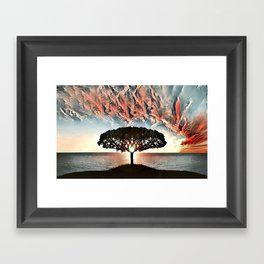 Tree Silhouette 1 Framed Art Print