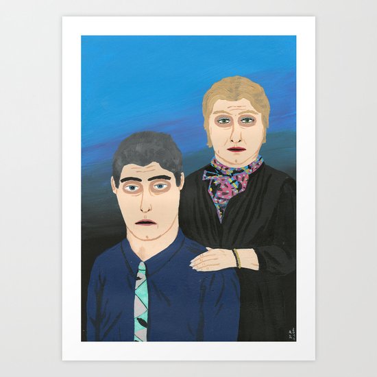 couple portrait Art Print