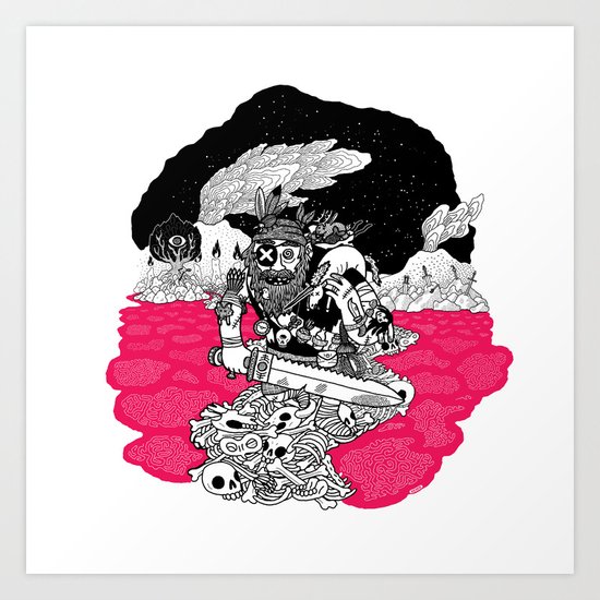 The Taxidermist Art Print