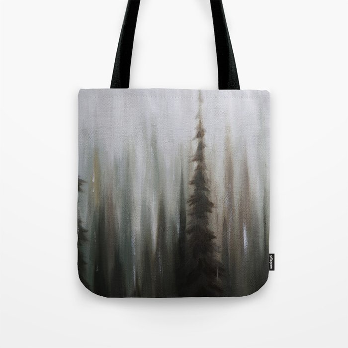 Pacific Northwest Forest oil painting by Jess Purser Tote Bag