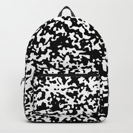 Small Spots - White and Black Backpack | Gray, Whitespots, Grayspots, Spots, White, Graphicdesign, Whitemelange, Blackspots, Blackmelange, Graymelange 
