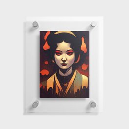 The Ancient Spirit of the Geisha Floating Acrylic Print