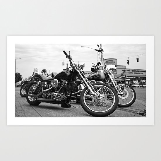 South Tacoma choppers Art Print