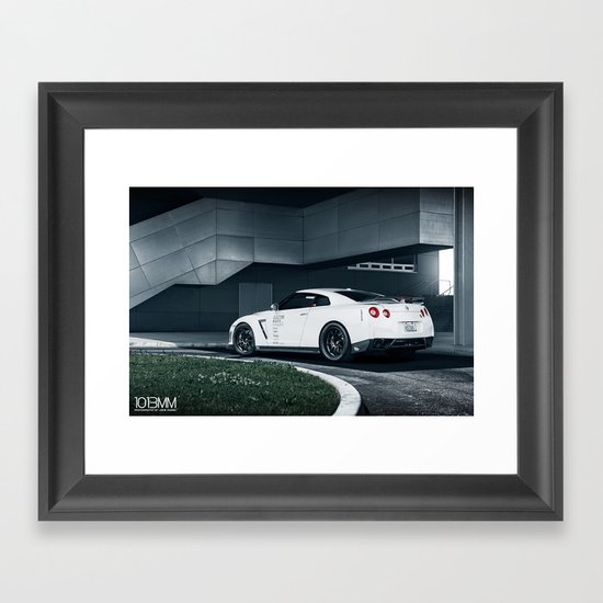 Nissan GT-R Framed Art Print