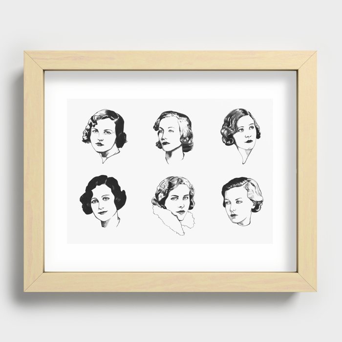 Mitford Sisters Recessed Framed Print