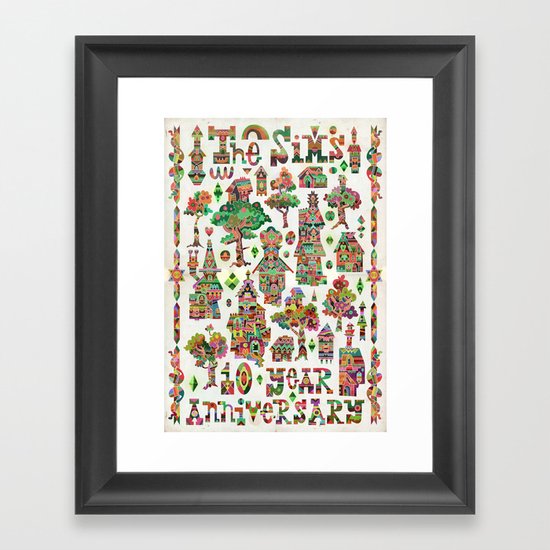 Crystal Hamlet Framed Art Print