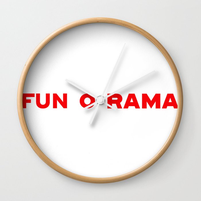 FUN O RAMA Wall Clock