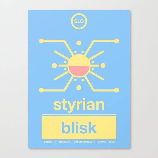 styrian blisk single hop Canvas Print