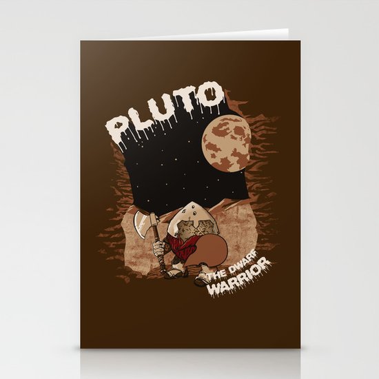 Pluto The Dwarf Planet Stationery Cards