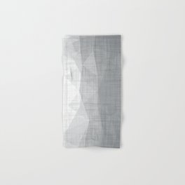 In The Flow - Geometric Minimalist Grey Hand & Bath Towel