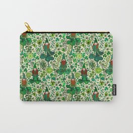 Wee Irish Gnomes in a Shamrock Forest Carry-All Pouch