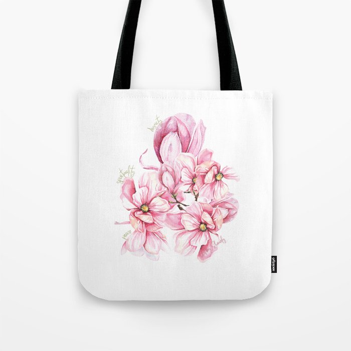 Pink Magnolia 1 Tote Bag