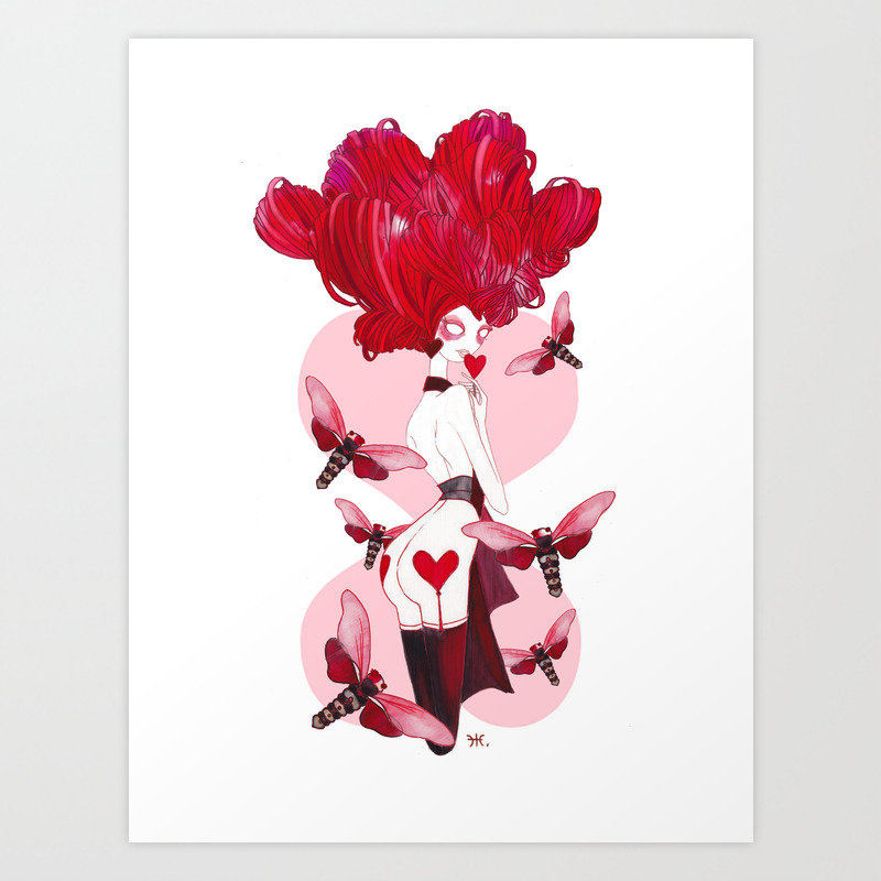 Seven Deadly Sins Lust Art Print By Gina Martynova Society6 Seven Deadly Sins Lust Art Print By Gina Martynova Society6