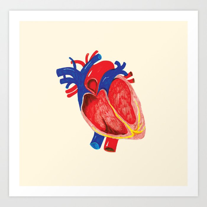 I give you my heart Art Print