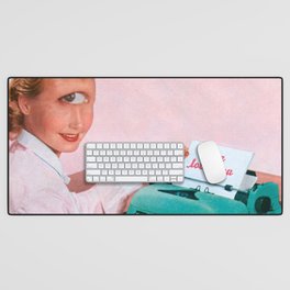 Eye love you Desk Mat