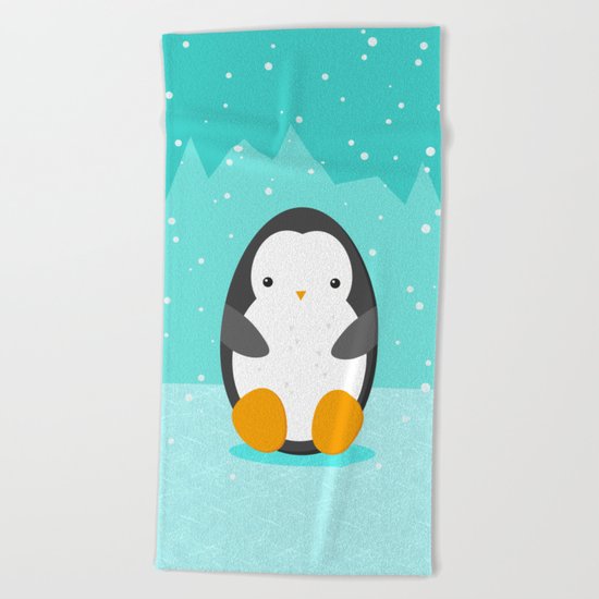 Penguin Beach Towel
