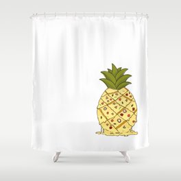 pizza pineapple  <pizzapple> Shower Curtain