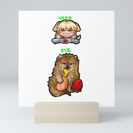 Yoohyeon + Pie Mini Art Print