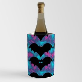 Bats And Bows Blue Pink Wine Chiller