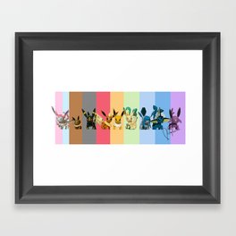 Rainbow of evolution Framed Art Print