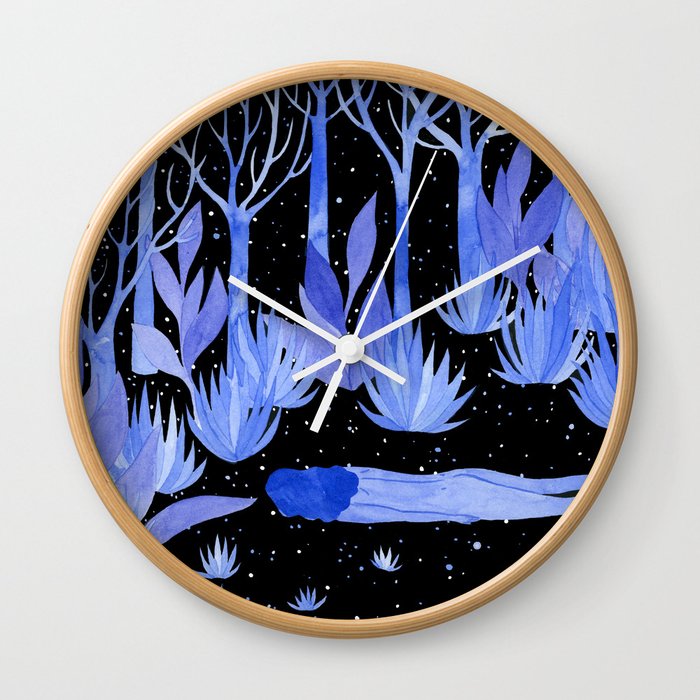 Space garden Wall Clock
