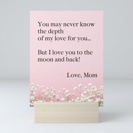 To The Moon and Back Mini Art Print