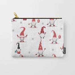 cute scandinavian gnomes christmas scand Carry-All Pouch