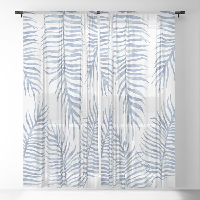 Fern Pattern Serenity Sheer Curtain