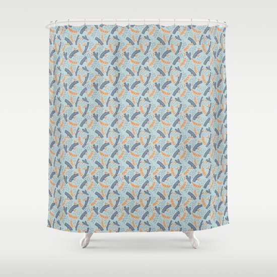 Logs Shower Curtain