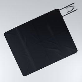 Almost Black Solid Color - Patternless Pairs Jolie Paints 2022 Popular Hue Noir Picnic Blanket