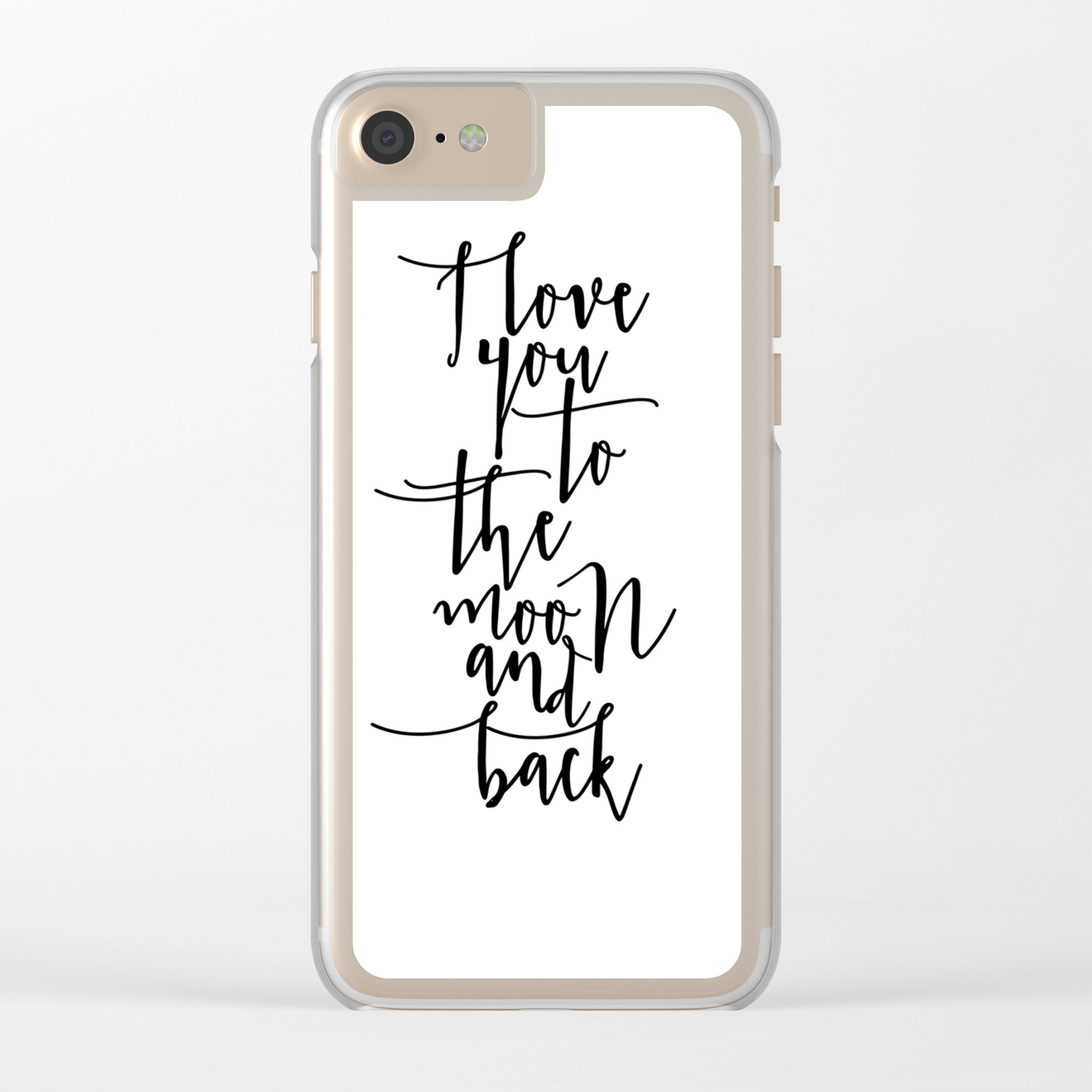 I Love You To The Moon And Back Nursery Decor Newborn Baby Room Decor Printable Art Nursery Wall Dec Clear Iphone Case