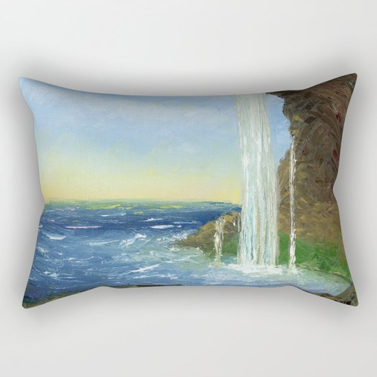 Waterfall by MacGregor Rectangular Pillow