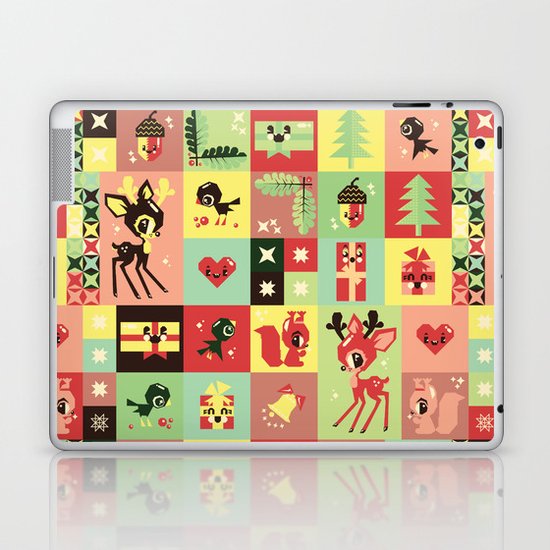 Christmas Geometric Pattern No. 2. Laptop & iPad Skin