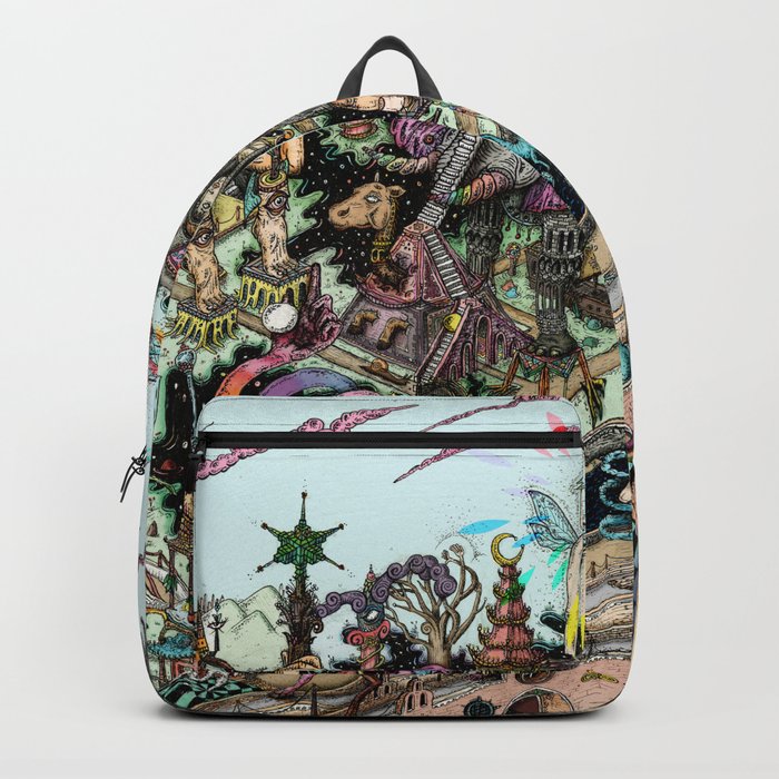 Buddha s Playground Backpack by Ruben de Bruijn Society6