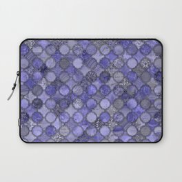 Very Peri Shabby Chic Moroccan Tiles Faded Bohemian Luxury From The Sultans Palace In Periwinkle Laptop Sleeve