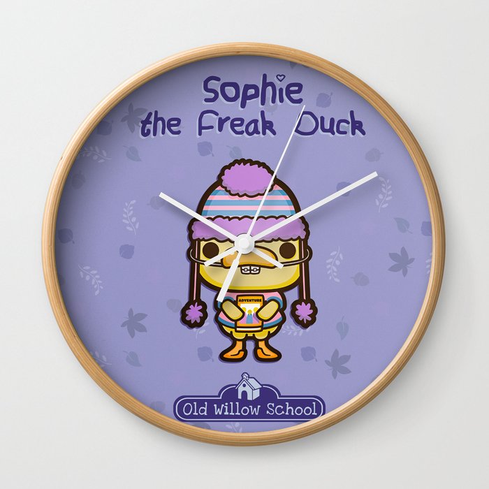 Sophie the freak Duck Wall Clock
