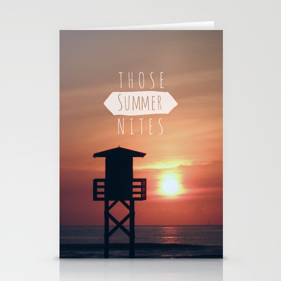 Those Summer Nights (Reprise) Stationery Cards
