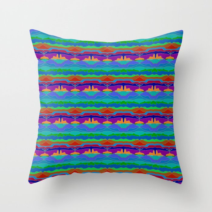 Mother Nature's Landscape Throw Pillow