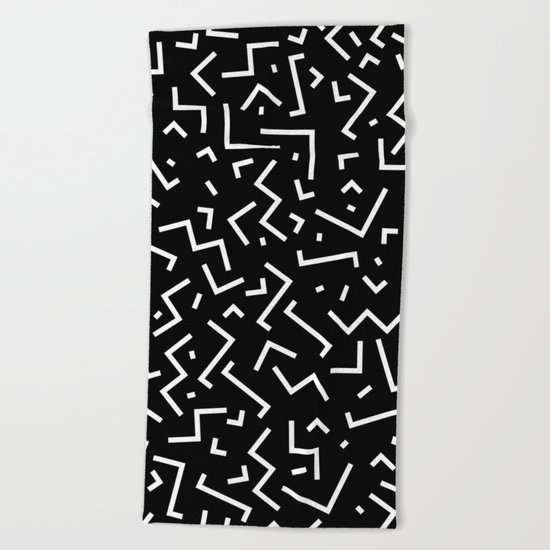 Memphis pattern 31 Beach Towel