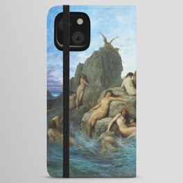 Gustave Doré - The Oceanids (The Naiads of the Sea) iPhone Wallet Case