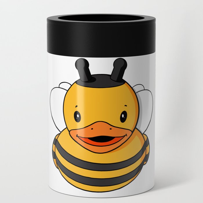 Bumblebee Rubber Duck Can Cooler