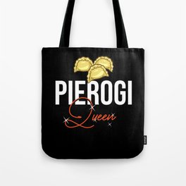 Pierogi Queen Polish Recipes Dough Maker Poland Tote Bag