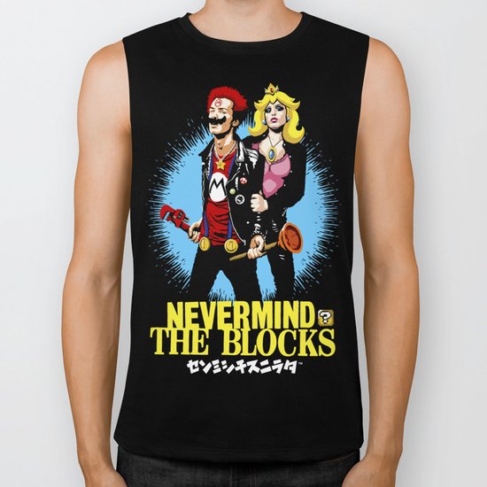 Never Mind the Blocks Biker Tank