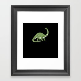 Diplodocus Dinosaur Framed Art Print