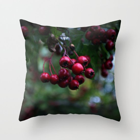 Pyracantha Throw Pillow