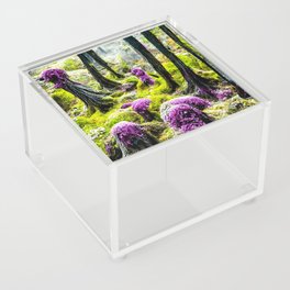 Purple Moss Acrylic Box