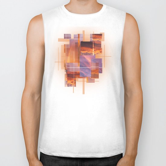 beautiful sky Biker Tank